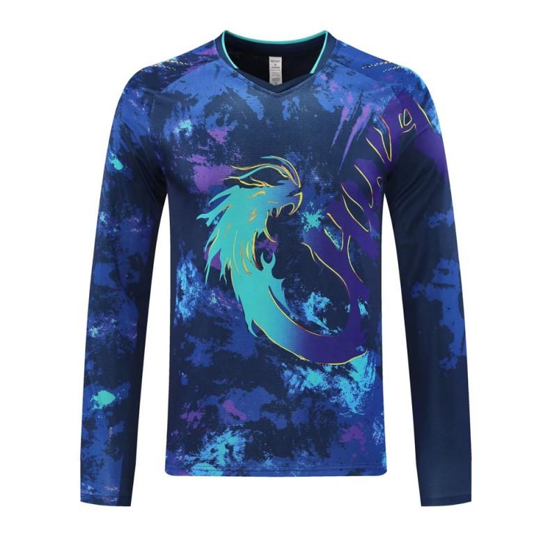 Quick-Dry Long Sleeve Sport T-Shirt Badminton Running Cycling Unisex Breathable Athletic Top