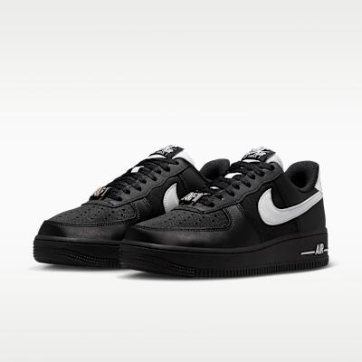 Nike Wmns Air Force 1 'Black Metallic Silver White'