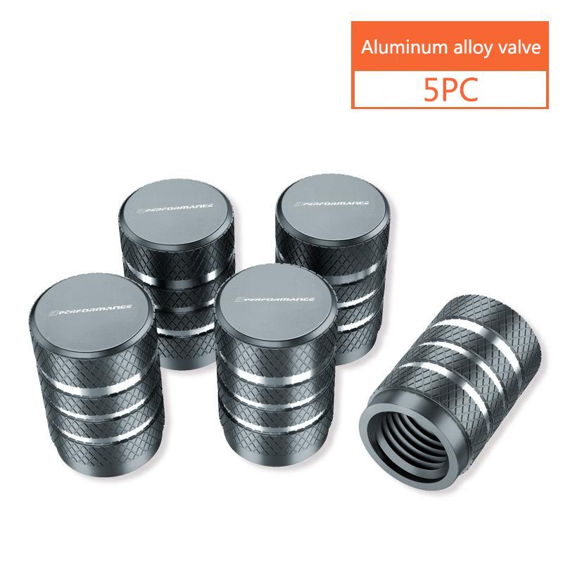 5Pcs Aluminum Car Wheel Tire Valve Caps Tyre Rim Stem Covers Airdust Waterproof For BMW M Performance X1 X3 X5 F39 F48 E46 E90 LK5