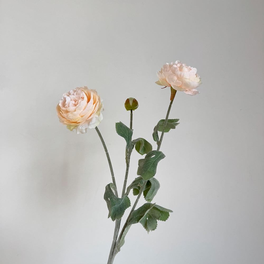 1PCS Silk Artificial Flowers 3 Heads Bouquet Peony DIY Gift Fake Bouquet Wedding Garden Decoration