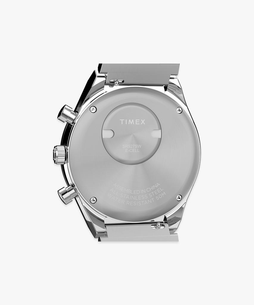 Taimaegseu Q Timex Chronograph Subdial Metal Watch 40Mm