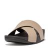 Сандалии LULU Cross Slide Latte Beige см [Fit Flop] Сандалии-кожаные женские 24.0