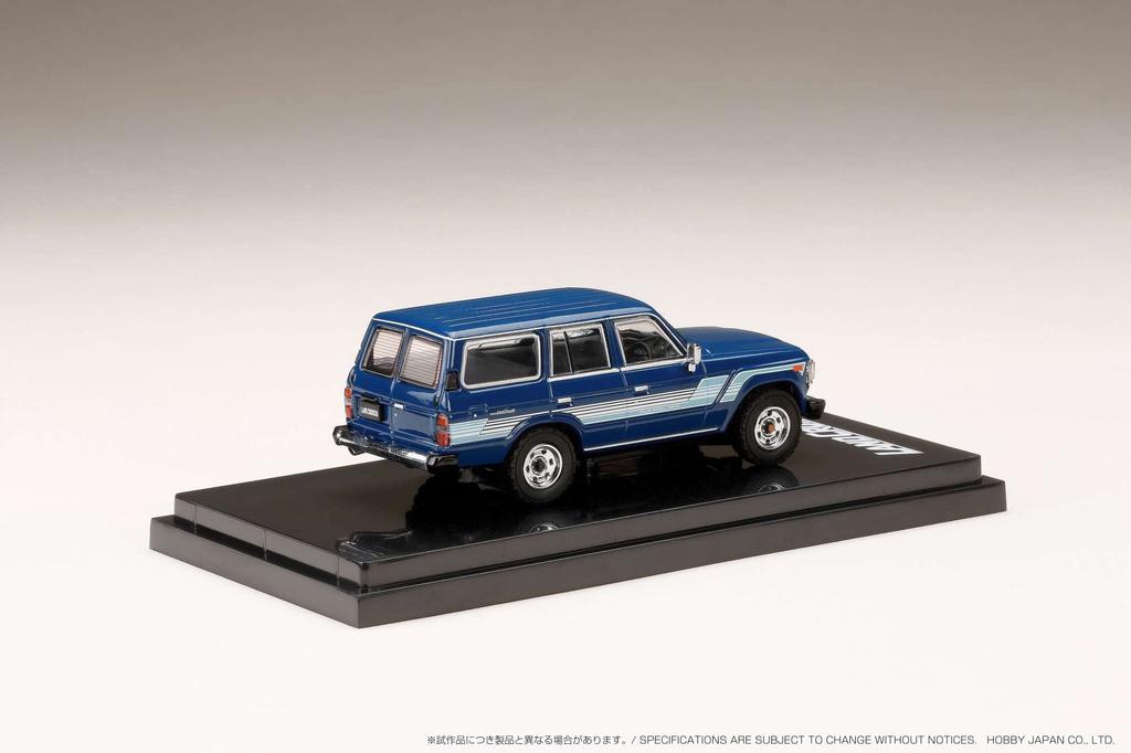 Hobby JAPAN Toyota LANDCRUISER 60 GX 1988 Optional Side Sticker Blue Finished Product HJ642039BBL 1/64 /