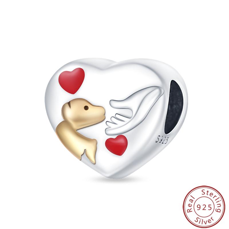 Милая серия «Кошка и собака» Медные шармы «Луна», «Бабочка», «Отпечаток лапы» 3 мм Сделай сам Изготовление изящных ювелирных изделий Подарки