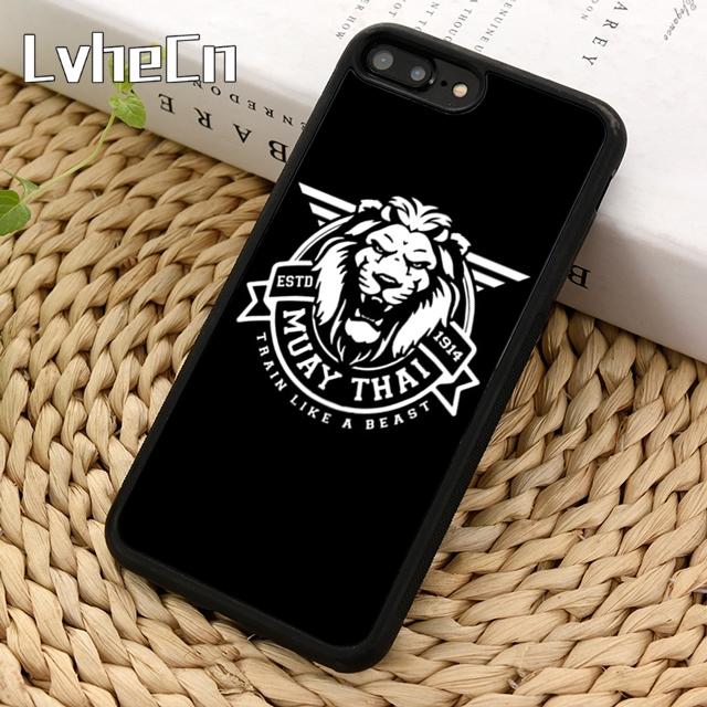 Muay Thai Kickboxing Fight Phone Case For iPhone 17 Air 14 15 16 16e 13 12 Max Cover For Apple 11 Pro Max Plus