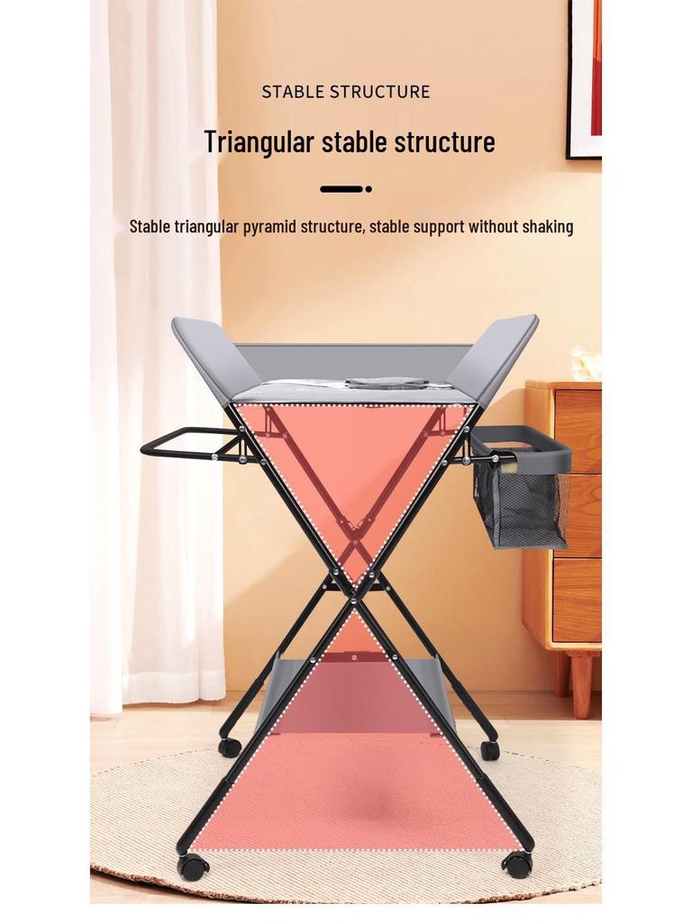 Моющийся пеленальный столик для новорожденных с массажем и мультяшным дизайном