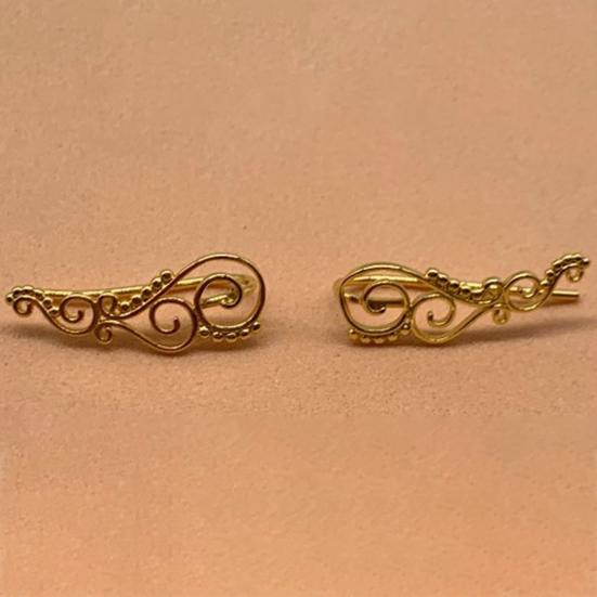 1/2шт металлические серьги-криперы регулируемая форма уха гипоаллергенный дизайн феникс символизирует возрождение серьги-точки