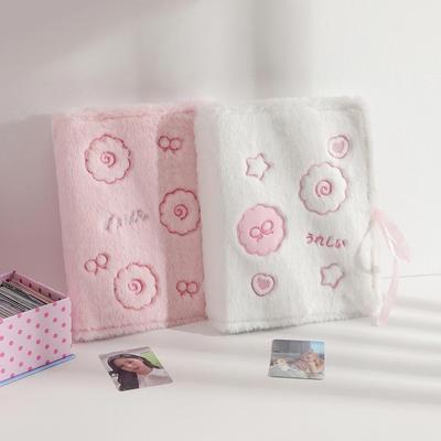 Hisocute A5 Fluffy Fish Card Album: Stargazing Girls' 3-inch Polaroid Photo Storage with Four Pockets