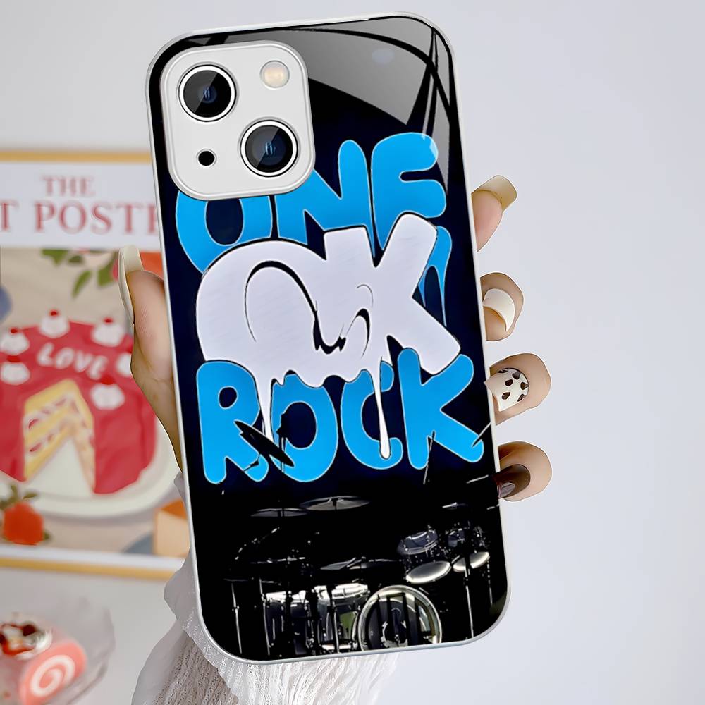 Japanese Rock O-ONE OK ROCK Band Tempered Glass For Iphone 14 13 12 11 Pro Mini XS MAX 14Plus X XS XR Cover