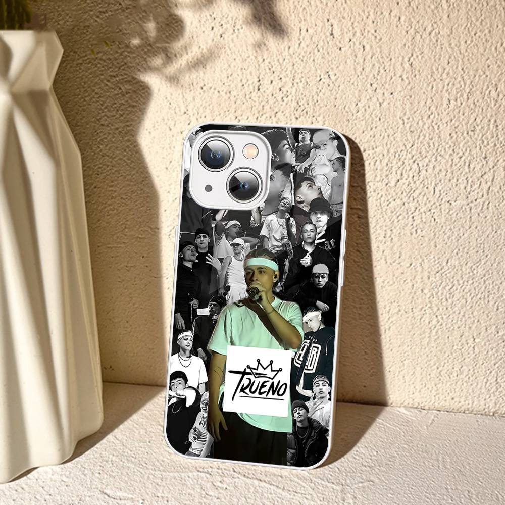 T-Trueno Rapper For IPhone 14 13 12 Mini 11 Pro XS Max X XR 14 Plus Tempered Glass Cover
