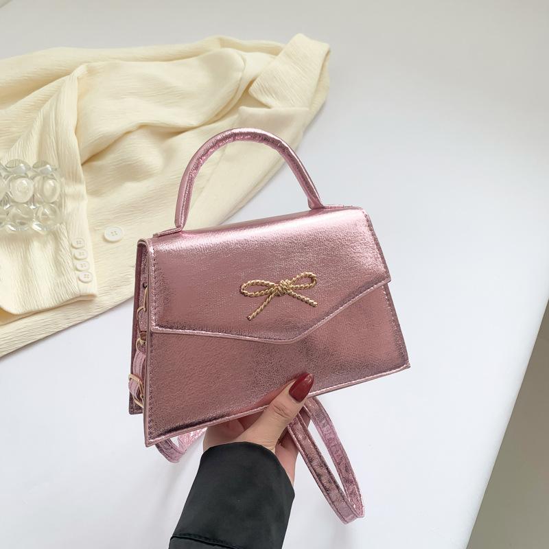 Модная женская сумка с бантами на лето, новая повседневная и модная, нежная, ручная сумка через плечо, маленькая квадратная сумка