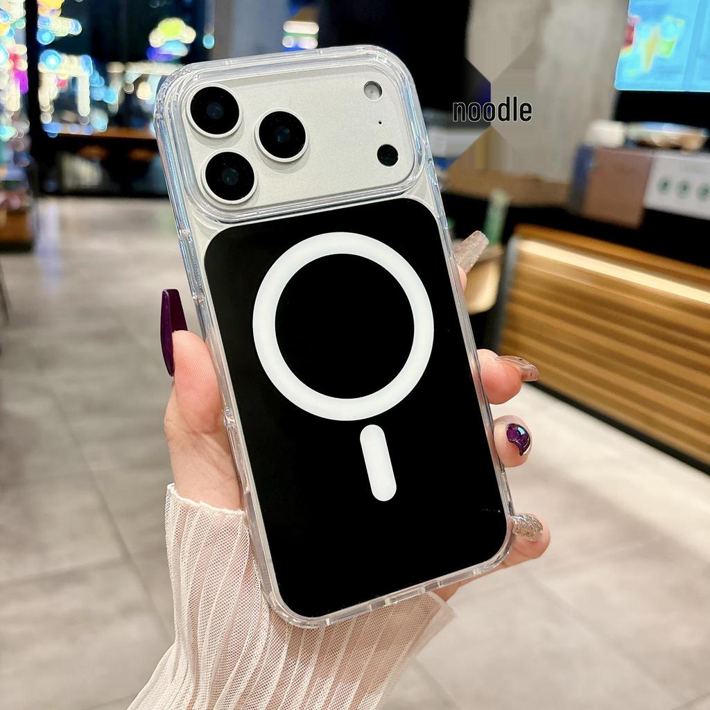 Официальный магнитный защитный акриловый чехол для iPhone 17 Pro Max - Ударопрочный дизайн
