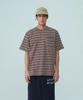 REST&RECREATION Stripe Pocket T-Shirt - Khaki