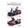 Spray 1/24 Lamborghini Revuelto Hybrid Super Sports Car Alloy Diecast Model Car Miniauto Simulation Collectibles Birthday Gifts