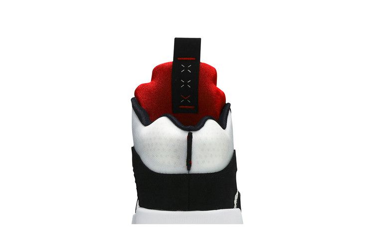 Мужские кроссовки Jordan XXXV PF DNA (Белая подошва) Белый/спортивный красный-черный