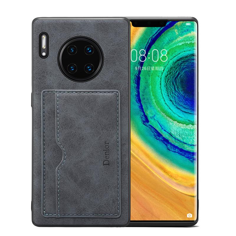 Чехол для мобильного телефона Huawei Mate60, имитация кожи, задняя крышка-визитница P70Ultra, кожаный чехол с горизонтальной подставкой 50