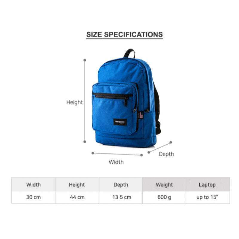 John Peters New York Unisex Backpack 1012 Royal Blue