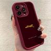 Чехол для телефона с узором на темно-красном фоне, подходит для iPhone 17 16 15 14 13 12 11 Pro/Max/Plus, противоударная задняя крышка