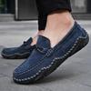 Men Genuine Leather Casual Leather Shoes Men Loafers Comfortable Driving Shoe Moccasins Man Flats Shoes