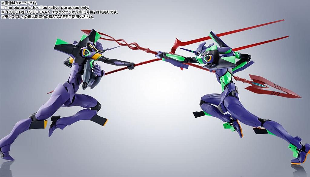 TAMASHII NATIONS ROBOT Spirits Evangelion Evangelion Unit 01 Копье Кассия Цветная 170 мм окрашенная подвижная фигурка BAS62117 [БОКОВАЯ EVA] + (Продление