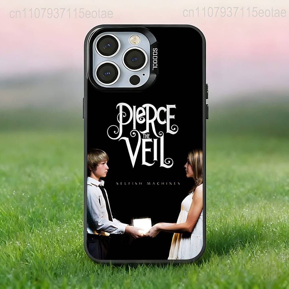 P-Pierce The Veil Группа ROCK Черный чехол для телефона Совместим с iPhone 17 16 15 14 13 12 11, Pro, Max, Plus, E, Air, Mini
