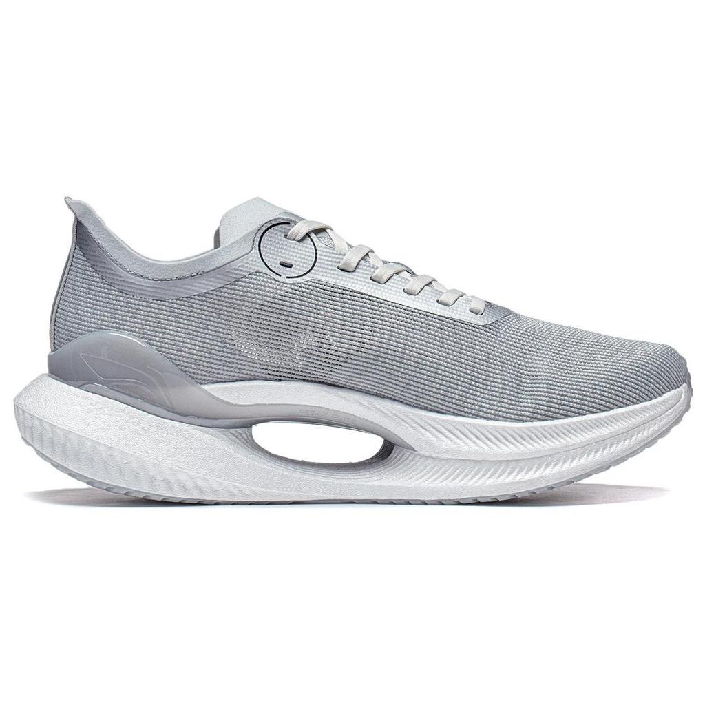 Li Ning Absolute Shadow 2 Essential Comfortable Simple Fabric Non-Slip Wear-Resistant Low-Top Running Shoes Men Running Shoes Gray ARRT005-3