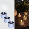 1 шт. Солнечный садовый светильник Уличный водонепроницаемый Бытовой ночник Садовое украшение Индукционный подвесной светильник Балконная композиция Свеча