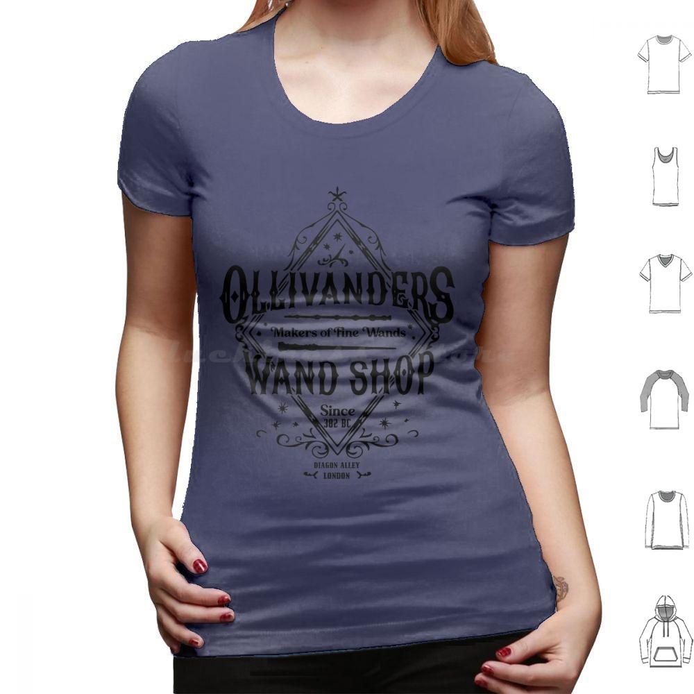 Wand Shop Wizard Wand T Shirt Big Size 100% Cotton Hermione Granger Draco Malfoy Snape Dumbledore Sirius Black Hedwig Magic