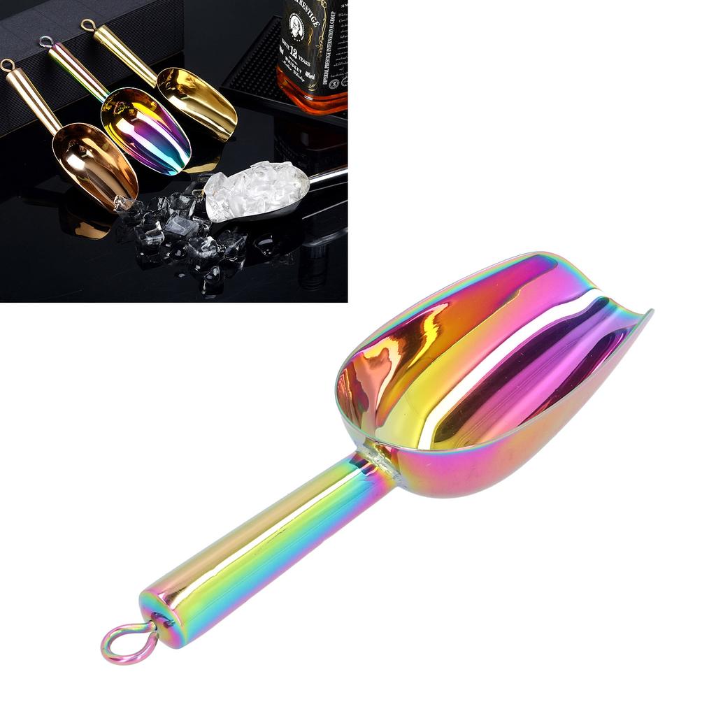 Ice Scoop Stainless Steel Ice Scraper Shovel Flour Scoop Kitchen Gadgets Accessories