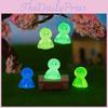 Charming Multicolor Glow In The Dark Resin Desktop Miniature Decorations Cute Figurines
