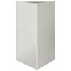 Triangular Planter Box 50 x 43 x 75 cm Stainless Steel