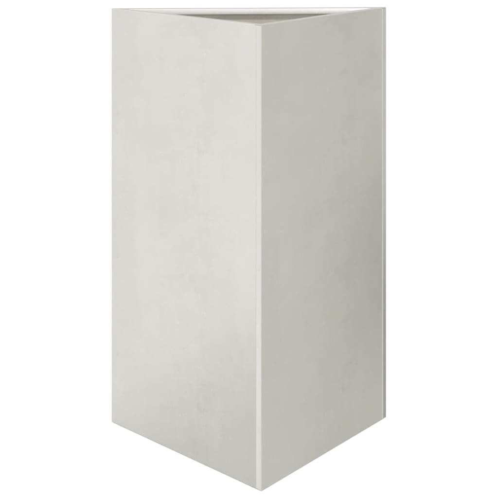 Triangular Planter Box 50 x 43 x 75 cm Stainless Steel