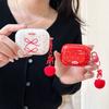 AirPods1/1/1 Apple AirPods Pro1 чехол-накладка беспроводные Bluetooth с рисунком в горошек противоударный защитный кейс для наушников