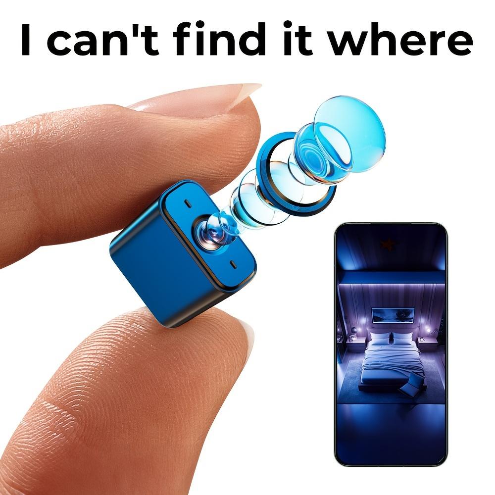 Compact Wireless Mini Camera with USB Rechargeable Battery, Wi-Fi Connection, Infrared Night Vision, Motion Detection