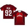 Новая 92 ENNA Polak Футболка 2026 Французский Популярный Рэпер Maillot PLK Принт Круглый Вырез Футболка Мужская Женская Мода Дышащая Повседневная Футболка