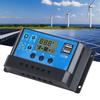 12V 24V 30A Solar Energy Charge Controller Automatic PWM LCD Dual USB Output Regulator