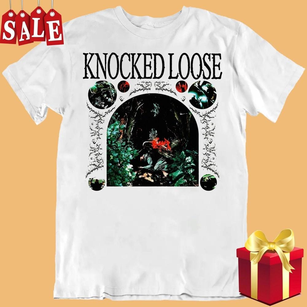 Новая Редкая Футболка Группы Knocked Loose с Коротким Рукавом Мужская S-5XL Футболка Унисекс