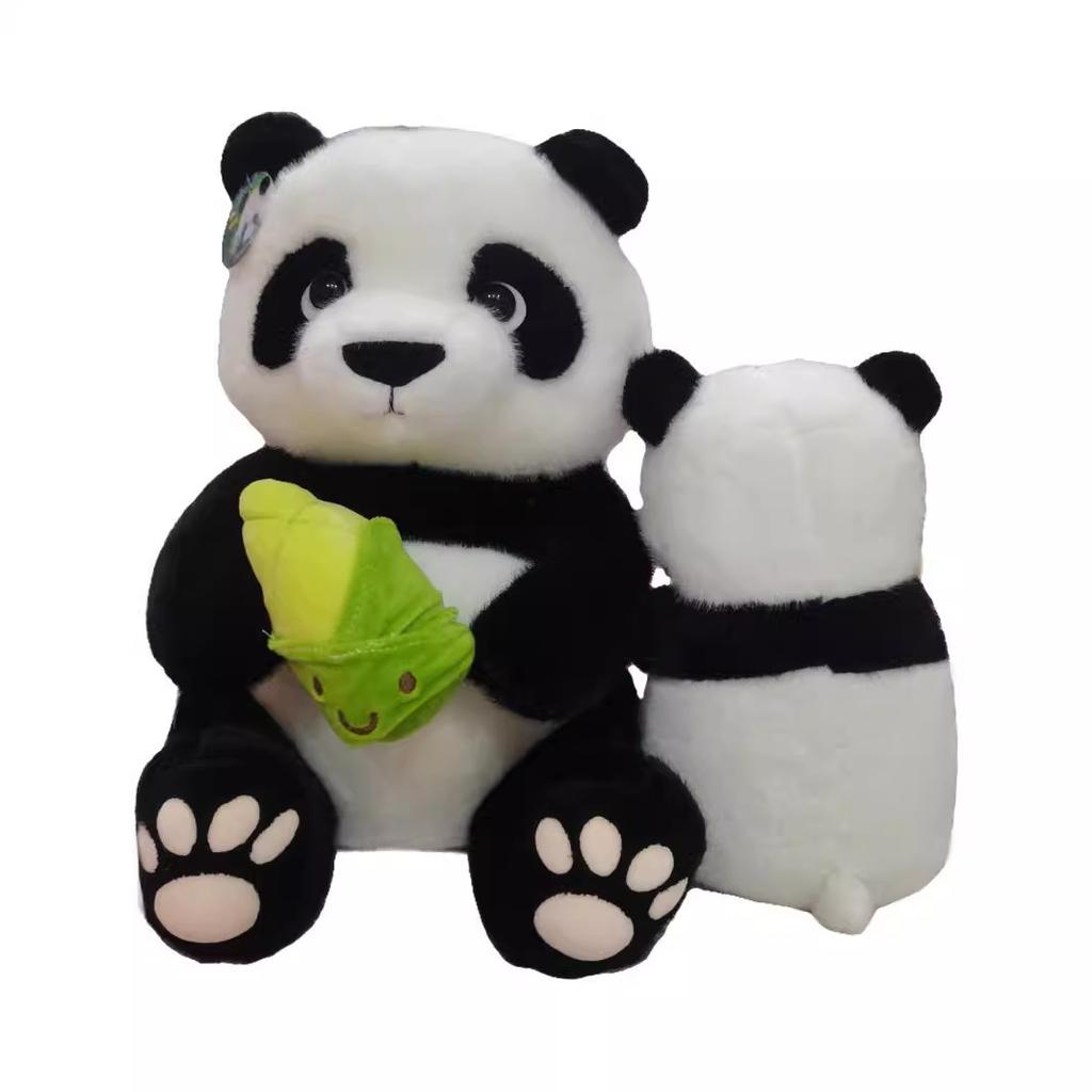 Плюшевая кукла «Панда из побегов бамбука» Подарки для парня и девушки Сувенирная панда