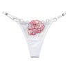 Mature Style Women's Breathable Mesh Low-Rise Adjustable Thong