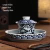 Chaxun Blue & White Ceramic Lid Rest Coaster