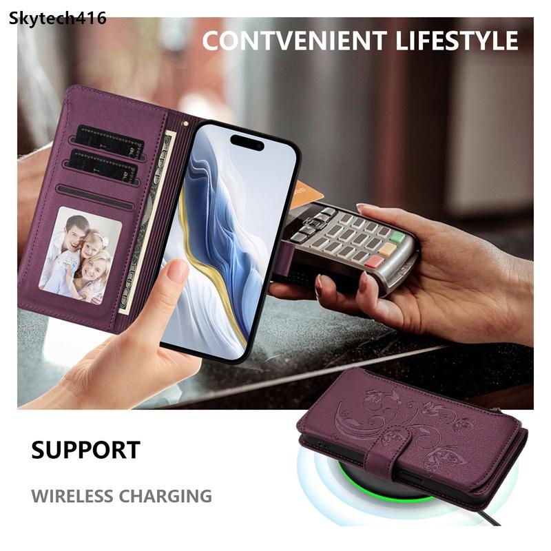 Чехол для OukItel C37 C38 C50 C51 C53 C57 C57S C58 C59 C65 Pro, чехол-книжка с молнией, кошелек-бабочка, кожаный слот для карт, флип-чехол