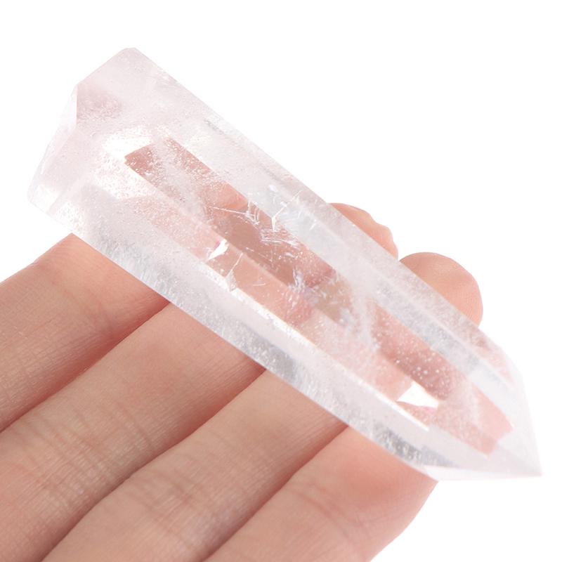 1 шт. Прозрачный кварцевый наконечник, натуральный образец палочки, лечебный камень Рейки