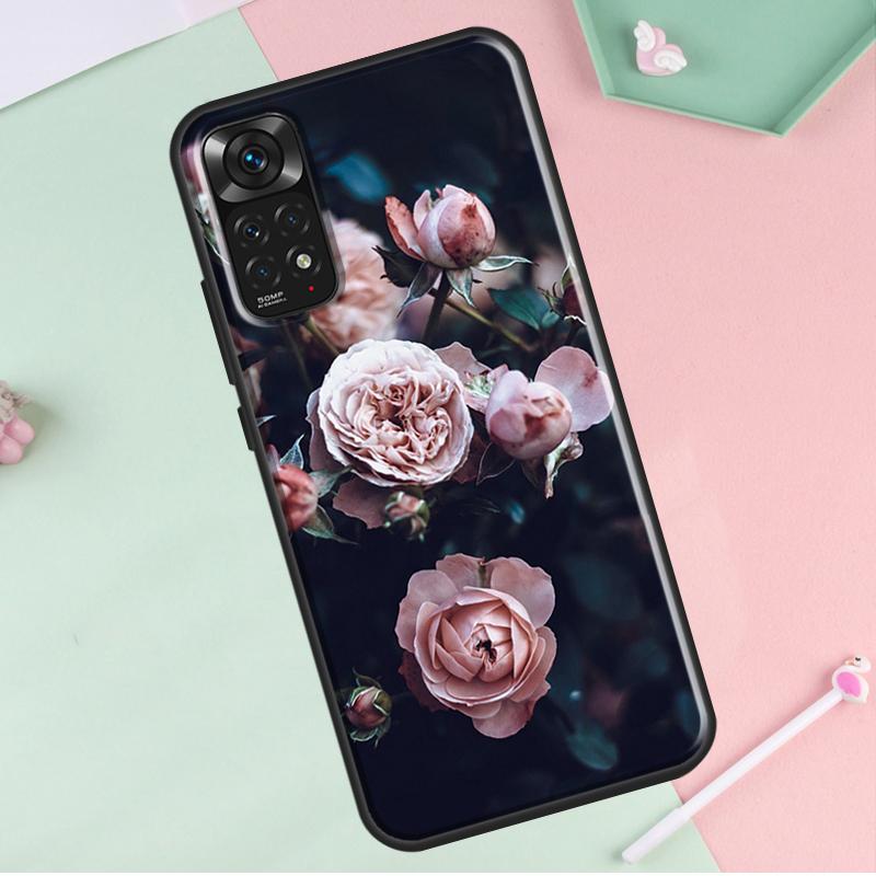 Пионы Красивый цветок для Redmi Note 12 Pro Plus Чехол для Redmi Note 10 8 9 11 Pro 12S 11S 10S 9S 9C 10C 12C Чехол