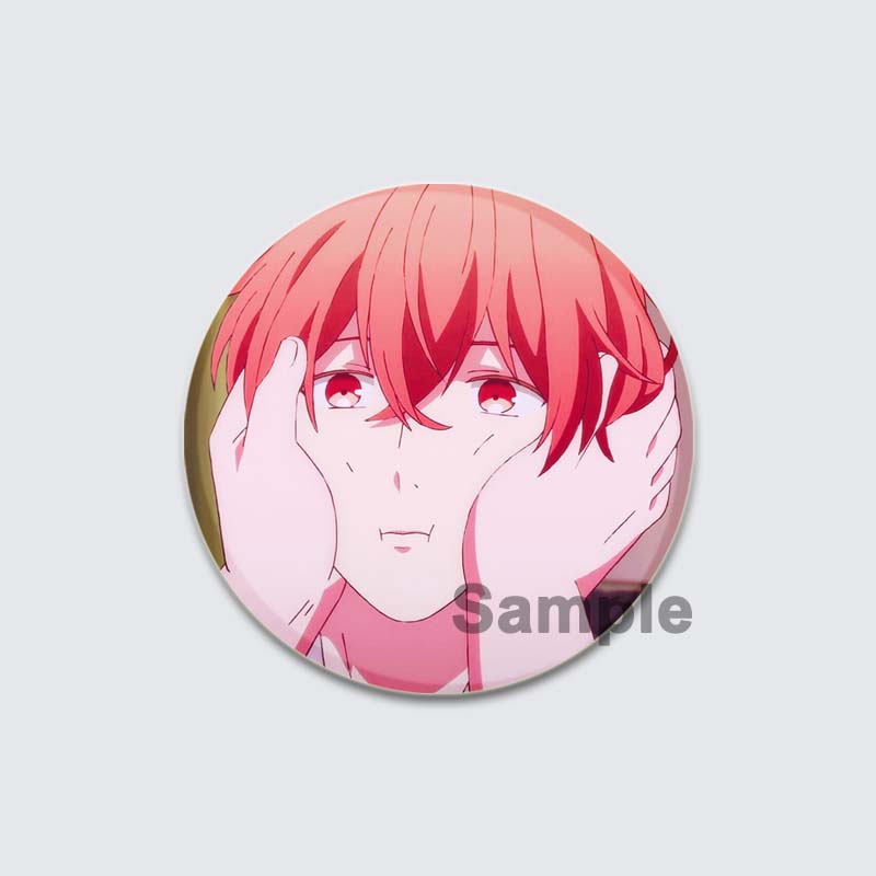 32/44/58 мм Круглые Аниме Подарочные Булавки Ручной Работы Брошь Сато Мафую/Уэнояма Рицука Мультфильм Значок на Рюкзаке Ювелирные Изделия Аксессуары Подарки