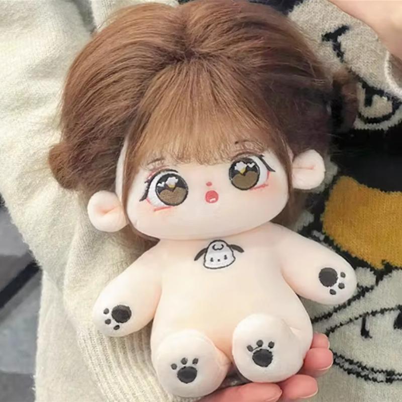 20 см Милая хлопковая кукла Голая кукла-младенец Одевается Детская одежда Мягкий костюм Мягкая игрушка Куклы Коллекция Подарок
