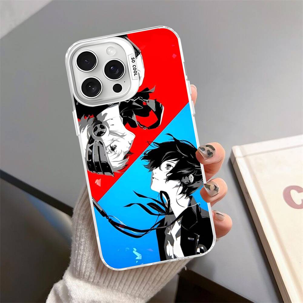 Яркий чехол для телефона Persona 5 Для iPhone 17 16 15 14 13 12 11 Pro Max Plus Матовый чехол