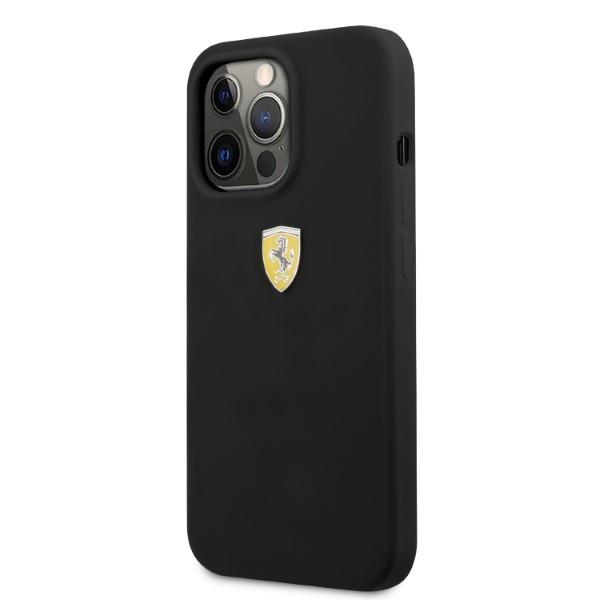 Ferrari Fessihmp13Xbk Iphone 13 Pro Max6,7 Czarny/Black Hardcase Silicone Magsafe