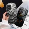 Крутой сотовый цвет для iPhone 11 12 13 14 15 16 Pro Max Plus Mini 7 8 Se 2020 X Xs Xr Эллиптический закаленный стеклянный чехол для телефона
