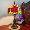 Tiffany Vintage Stained Glass Table Lamp for Bedside or Cafe