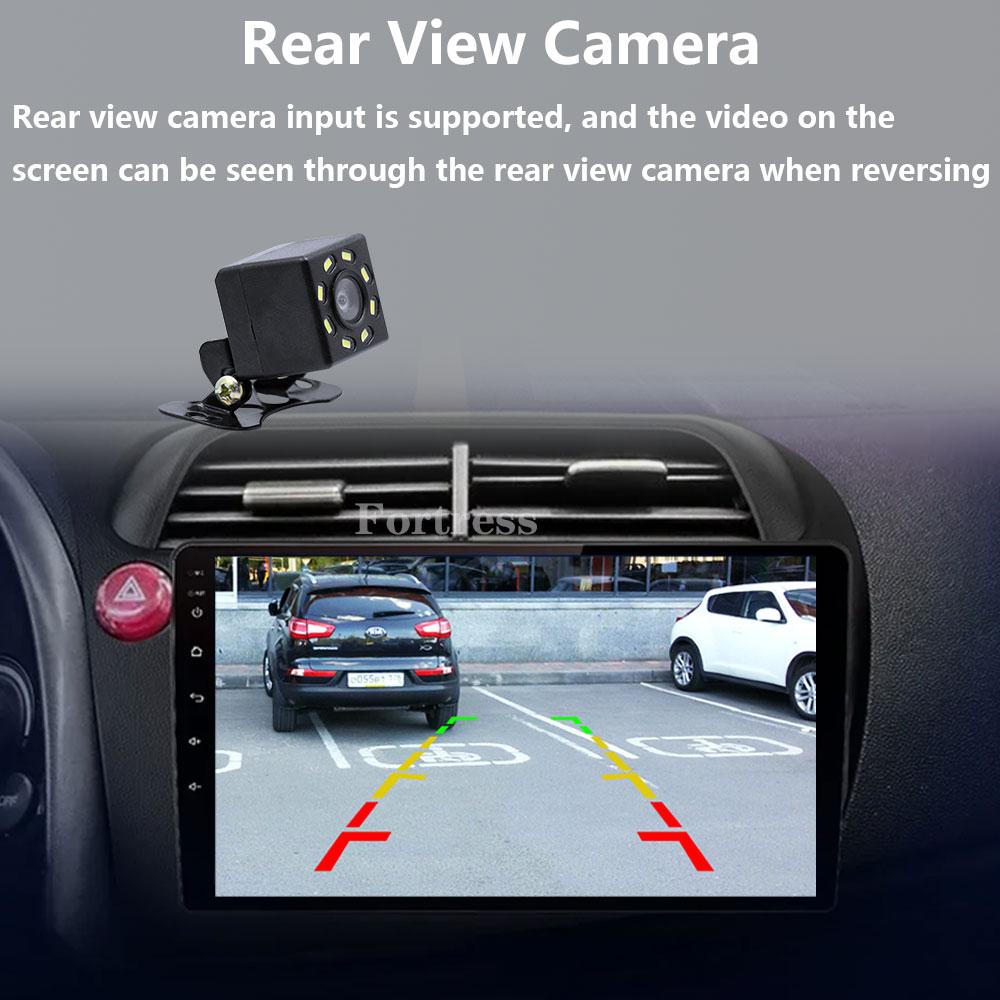 Для Honda Civic Хэтчбек 2006-2011 Android 12 Автомагнитола Мультимедиа Видео Навигация 2 Din Стерео DVD Головное устройство Динамик Carplay